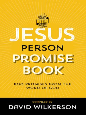 cover image of The Jesus Person Pocket Promise Book